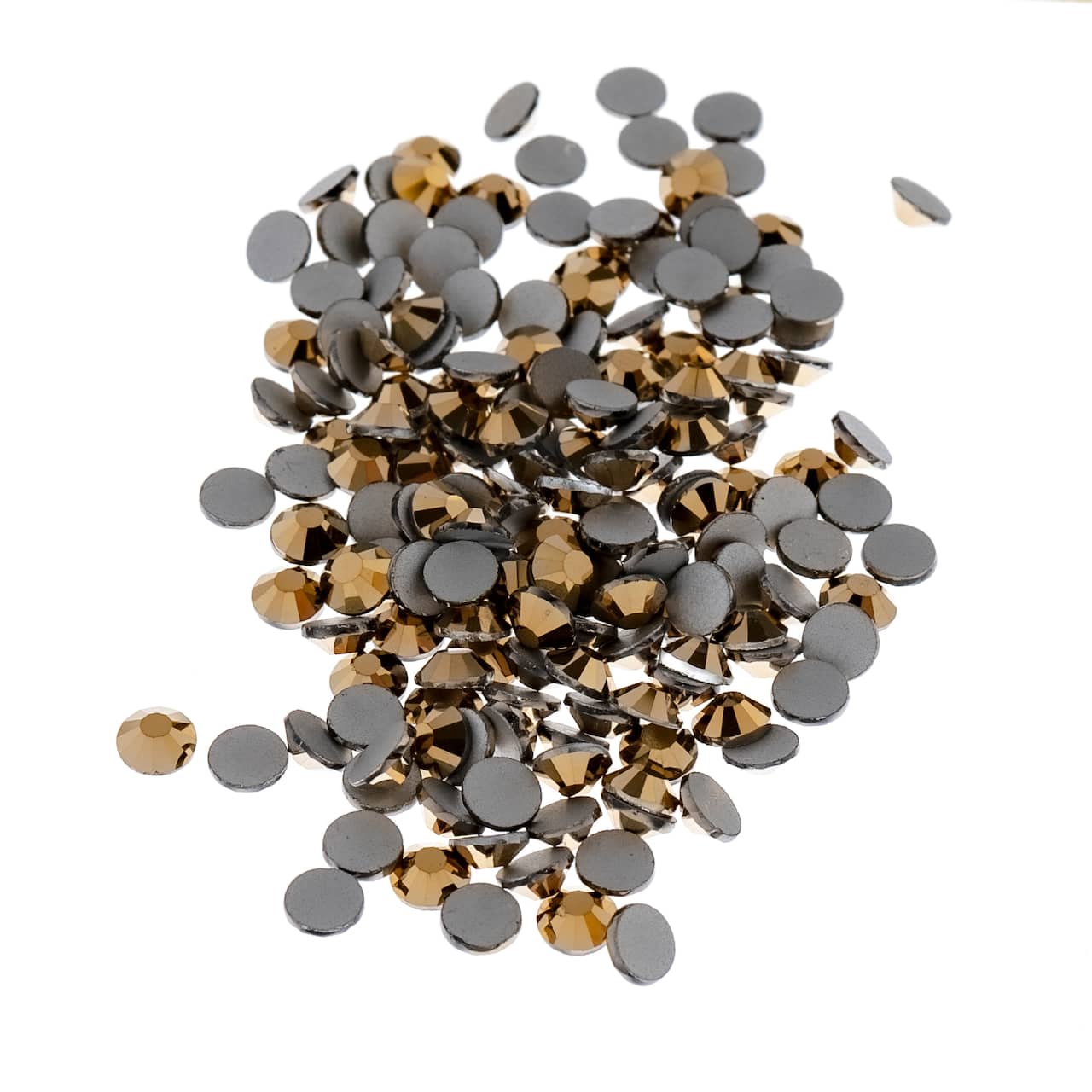 12 Pack: SS12 Glass Flatback Rhinestones by Bead Landing™
